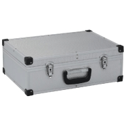 Vidaxl valise à outils 46 x 33 x 16 cm argenté aluminium 91846