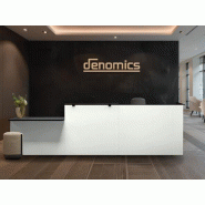 Banque d'accueil Online PMR façade laqué