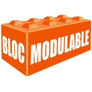Bloc béton type LEGO, section 80 X80cm pour porter un bâtiment de stockage