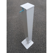 Borne métal à pédale, sans contact, pour solutions hydroalcooliques en flacons - BDSHA-FV02_0