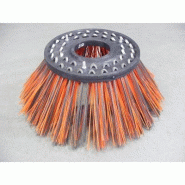 Brosse – Balai mixte PPL / Acier – adaptable sur balayeuse WEEDE PRO – Diam 400/700