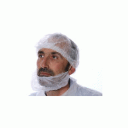 Cache barbe blanc sachet de 100