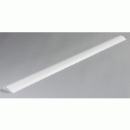 Cache-câble blanc pour moulure, h.100 x p.7 cm