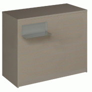 Comptoir Vertigo H T04nat. Spl.Gauche L120cm 2tabl.Couliss.4tab.Amovib-taupe