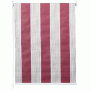 Décoshop26 - Store enrouleur de fenêtre occultant protection solaire store à tirage latéral 70x230cm opaque blanc rouge beige 04_0004456 - rouge 3
