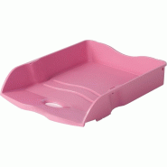 HAN Lot de 6 Corbeille à courrier Re-LOOP, A4+, en polypro, coloris rose - 4012473103573