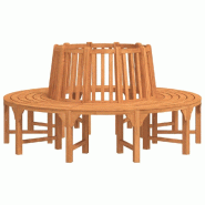 Helloshop26 - Banc de jardin meuble de patio d'extérieur terrasse de tour d'arbre rond diamètre 208 cm bois massif eucalyptus 02_0011815 - Bois mas Helloshop26 - Banc de jardin meuble de patio d'extérieur terrasse de tour d'arbre rond diamètre 208 cm bois massif eucalyptus 02_0011815 - Bois mas