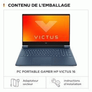 HP Victus Gaming 16-r1051nf Intel® Core i7 i7-14650HX Ordinateur portable 40,9 cm (16.1") Full HD 32 Go DDR5-SDRAM 1 To SSD NVIDIA GeForce RTX 4070 Wi-Fi 6 (802.11ax) Windows 11 Home Noir HP Victus Gaming 16-r1051nf Intel® Core i7 i7-14650HX Ordinateur portable 40,9 cm (16.1") Full HD 32 Go DDR5-SDRAM 1 To SSD NVIDIA GeForce RTX 4070 Wi-Fi 6 (802.11ax) Windows 11 Home Noir