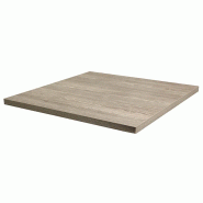 Plateau de table carré Tavola 60x60 - CHENE FUME Plateau de table carré Tavola 60x60 - CHENE FUME