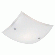 ROSSINI ILLUMINAZIONE Plafonnier Mileto Rossini Group En Verre Blanc Satiné, Diamètre 50Cm, Douille E27, Idéal Pour Éclairage Intérieur Ip20 - Mi