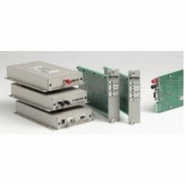 Vm301 - convertisseur vidéo   port série rs232 unidirectionnel / fibre optique