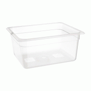 Bac en polypropylène GN 1/2 sans couvercle 150mm - 325 x 150 x 150 mm - NISBETS ESSENTIALS - 5050984589591