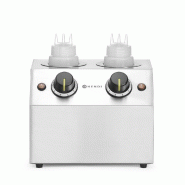 Chauffe sauce double, HENDI, 1,3L, 220-240V/400W, 270x223x(H)282mm - argenté inox 201725_0