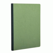 Clairefontaine Lot de 5 Carnet Age Bag A5, 192p./96 feuilles 90 g/m² brochure dos toilé, couv. Coloris vert, uni - 3329687954039