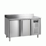 Comptoir pour saladette réfrigéré négative CF7210 2 portes GN1/1 Inox TEFCOLD