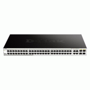 D-Link DGS-1210-52/E Switch Gigabit Smart Managed Layer2 à 52 ports - noir DGS-1210-52/E