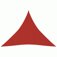 Helloshop26 - Voile toile d'ombrage parasol 160 g/m² PEHD 4 x 4 x 4 m rouge 02_0009278 - rouge 3000501247765