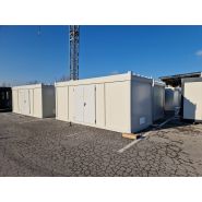 Local technique modulaire répondant aux normes de sécurité, destiné à abriter des équipements divers - : L.6.09m x l.2.42m