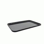 Schneider - Plateau et plateaux d’exposition, mélamine, noir, 420 x 280 x 22 mm, PU : 18 pièces - noir plastique 227133