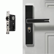 Serrure Connectée En Aluminium Pour Porte Intérieure Design Moderne Noir Argent YONIS - 3615617047477 Serrure Connectée En Aluminium Pour Porte Intérieure Design Moderne Noir Argent YONIS - 3615617047477