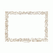 Set de table papier blanc Aristas 31x43cm - par 2000