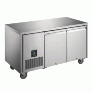 Table réfrigérée positive 2 portes Serie U Premium 267L UA005 Polar