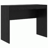 VidaXL Bureau Chêne noir 100 x 40 x 76 cm Modèle Azur Jardin - 869403