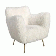 AC ANGEL CERDA Angel Cerdá Fauteuil en tissu blanc à poils longs 5191C 93 x 82 x 91 - blanc textile 8435631044338 AC ANGEL CERDA Angel Cerdá Fauteuil en tissu blanc à poils longs 5191C 93 x 82 x 91 - blanc textile 8435631044338
