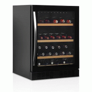 Cave à vin noire 1 zone - 48 bouteilles | Tefcold - TFW200-F