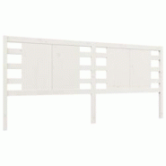 Décoshop26 - Tête de lit accessoire couchage chambre à coucher meuble 206 x 4 x 100 cm bois de pin blanc TDL0203714 - blanc 3000699688005 Décoshop26 - Tête de lit accessoire couchage chambre à coucher meuble 206 x 4 x 100 cm bois de pin blanc TDL0203714 - blanc 3000699688005
