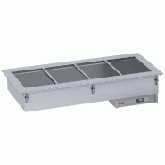 Diamond - Elément bain-marie 4 GN 1/1 - à sec - statique - réf. IN/BX15-PSCX - AKS-IN/BX15-PSCX