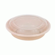 ECOLOMIQUE - 50 Pcs - Bol Reemp beige PP - 700 ml, Ø 182 mm, Hauteur: 51 mm, Couvercle transparent - ECO294REBOPO24 - beige plastique ECO294REBOPO24 ECOLOMIQUE - 50 Pcs - Bol Reemp beige PP - 700 ml, Ø 182 mm, Hauteur: 51 mm, Couvercle transparent - ECO294REBOPO24 - beige plastique ECO294REBOPO24