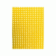 Grille 300g/m² jaune confectionne avec oeillets tous les 50cm