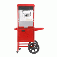ITALCONCEPT Machine pop-corn avec chariot, HENDI, Rouge, 220-240V/1155W, 940x510x(H)1553mm - 8711369282830