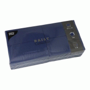PAPSTAR 150 Serviettes "DAILY Collection" 1/8-pli 32 cm x 32 cm bleu foncé - bleu papier 89654