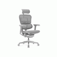 Siège ergonomique synchrone 24/24 ERG2 - soutien lombaire réglable - accoudoirs 5D - repose-pieds en option Siège ergonomique synchrone 24/24 ERG2 - soutien lombaire réglable - accoudoirs 5D - repose-pieds en option