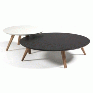 Table basse ronde oblique - design prostoria