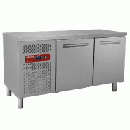 Table frigorifique ventilée avec 2 portes 245 litres - 1500x600xh88... - PBMIV15/R2
