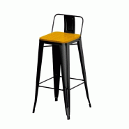 Tabouret avec Dossier Tolix, Acier Galvanisé et Assise en Bois, 930 x 400 x 400 mm | Gasfrit - tolix7