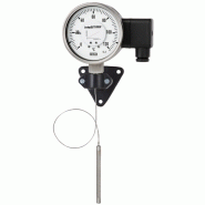 Tgt70 - thermomètre à dilatation de liquide - version acier inox, avec/sans capillaire