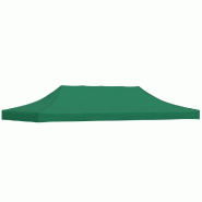 VidaXL Toit de tente de réception 6x3 m Vert 270 g/m² Modèle Atlas Office Pro Riviera - vert 315328