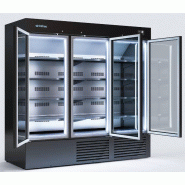 Vitrine 3 portes réfrigérée - Infrico ERC 200 PH - 1310L - +4/+8 - 230V - 4 étagères par porte