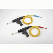 CHAUVIN ARNOUX - Jeu de 2 pistolets Haute Tension avec câble de 2 mètres pour contrôleur d'appareillage électrique CA 6165