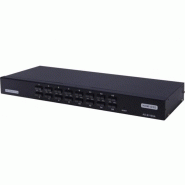 Dexlan kvm switch 16 ports hdmi 4k/ usb 2.0 avec câbles réf.66516