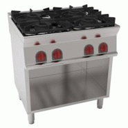 EURAST - Fourneau à gaz 4 brûleurs sur support ouvert - 800x700x900 mm - 28,8 Kw - 35910317 - inox 35910317 EURAST - Fourneau à gaz 4 brûleurs sur support ouvert - 800x700x900 mm - 28,8 Kw - 35910317 - inox 35910317