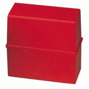 HAN Boîte à fiches DIN A5, avec couvercle, pour 450 fiches, coloris rouge - 975-17