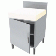 ITALCONCEPT L2G Meuble Billot Poly Ep.100Mm,2P.Coulissantes, 850 x 1200 x 700mm - 3616350169051
