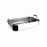 LACOR plat à rôtir 35x26cm inox 60865 - argenté 8414271608650