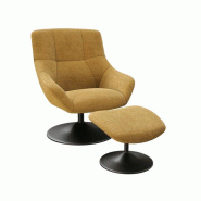 Fauteuil lounge Bali avec repose-pieds Seatmob Fauteuil lounge Bali avec repose-pieds Seatmob