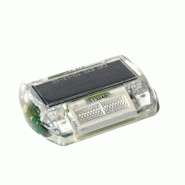 Plot lumineux solaire simple face en résine polycarbonate